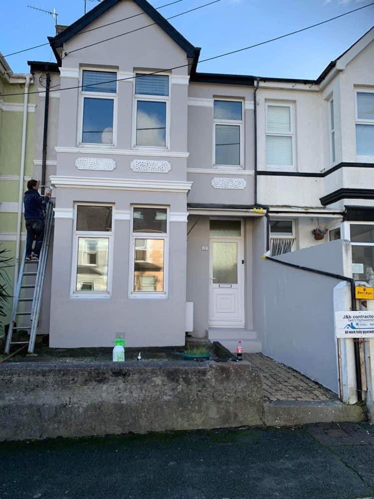 Completed roof replacement project in Brixham