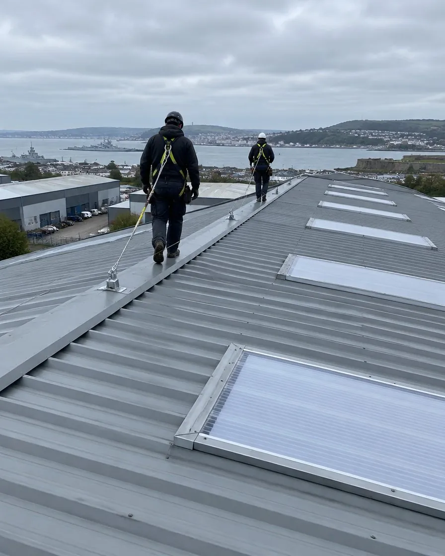 Commercial roofing in Brixham